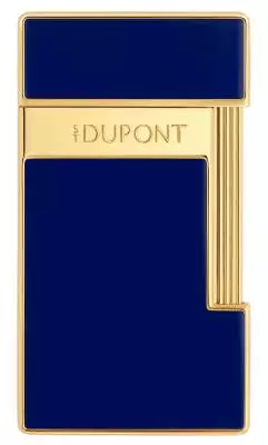 Produktbild: S.T. Dupont Slimmy Feuerzeug blau gold vorne