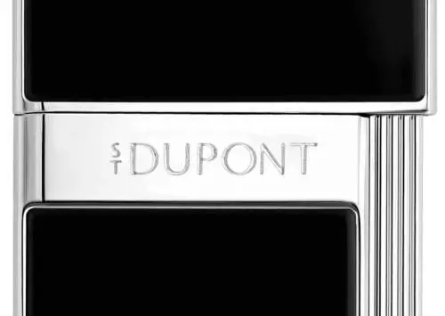 Produktbild: S.T. Dupont Slimmy Feuerzeug schwarz chrom Logo