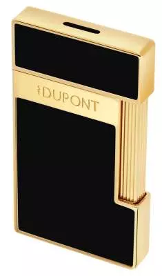 Produktbild: S.T. Dupont Slimmy Feuerzeug schwarz gold
