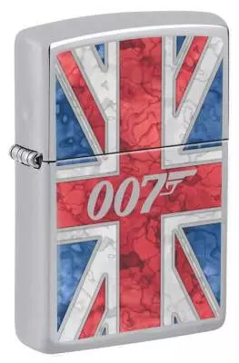 Produktbild: Zippo James Bond 007 Union Jack Chrom poliert Feuerzeug