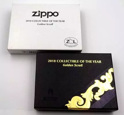 Produktbild: Zippo 2018 Collectible of The Year Golden Scroll Verpackungen
