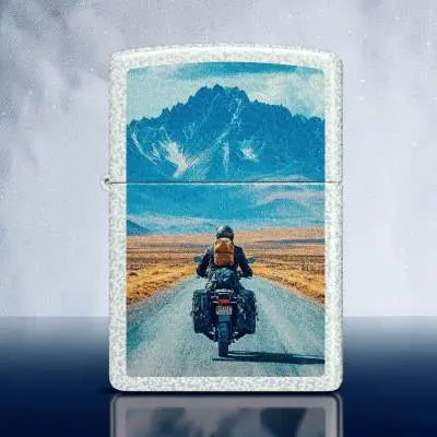 Produktbild: Zippo 60007685 Motorcycle Glacier – Motorradreise und Freiheit Szene