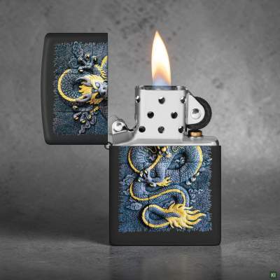 Produktbild: Zippo 60007806 Stone Dragon Feuerzeug Szene