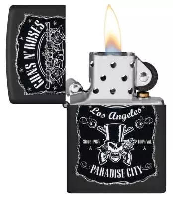 Produktbild: Zippo Guns N' Roses Paradise City 60007807 Feuerzeug offen