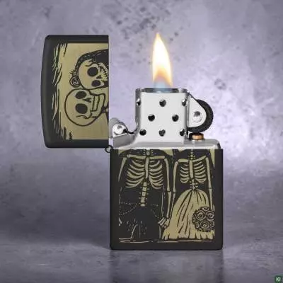 Produktbild: Zippo 60007808 Skeleton Couple Feuerzeug Szene