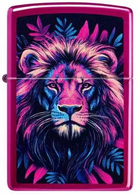 Produktbild: Zippo Candy Raspberry Lion 60007809 Feuerzeug vorne
