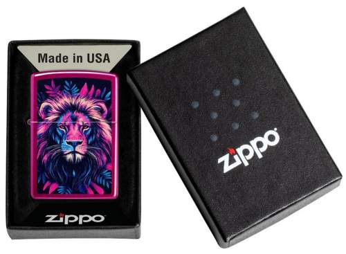 Produktbild: Zippo Candy Raspberry Lion 60007809 Feuerzeug Verpackung