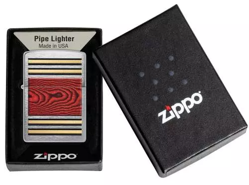 Produktbild: Zippo 60007810 Wodgrain Design Pfeifenfeuerzeug Geschenkverpackung