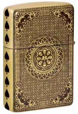 Produktbild: Zippo Ace of Spades Totenkopf Ass Feuerzeug hinten