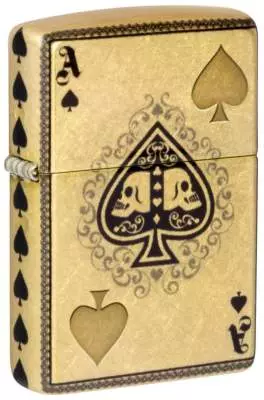 Produktbild: Zippo Ace of Spades Totenkopf Ass Feuerzeug