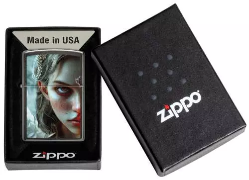 Produktbild: Zippo Angel Devil Grey Feuerzeug Verpackung