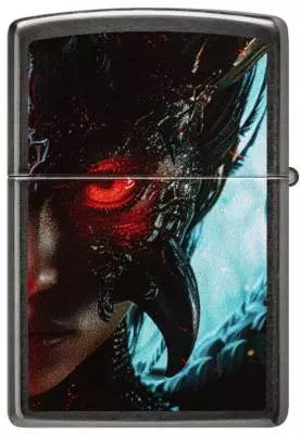 Produktbild: Zippo Angel Devil Grey Feuerzeug hinten