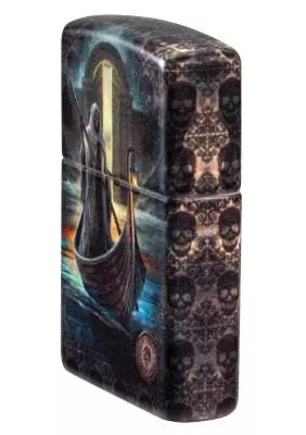 Produktbild: Zippo Anne Stokes The Ferryman Feuerzeug vorne seitlich