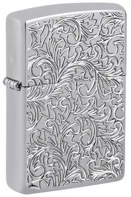 Produktbild: Zippo Deep Carved Pattern Armor Case Chrom poliert 60007508