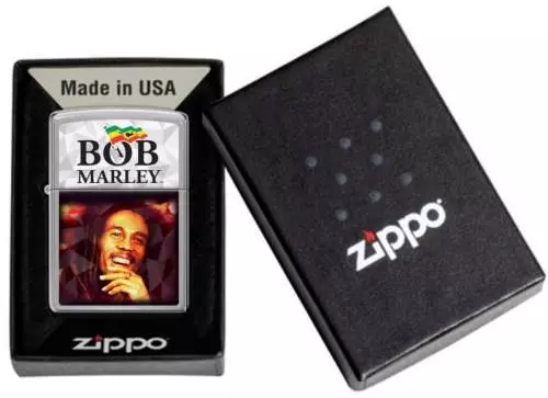 Produktbild: Zippo Bob Marley Laughing Feuerzeug 60007606 Geschenkverpackung