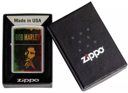 Produktbild: Zippo Bob Marley Thinking Feuerzeug 60007608 Geschenkverpackung