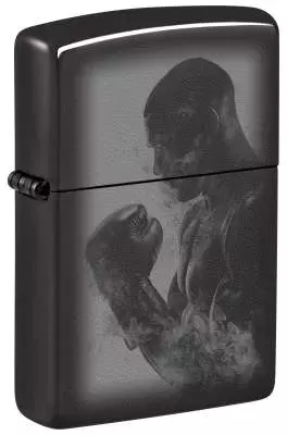Produktbild: Zippo Boxer schwarz hoch glänzend Feuerzeug 60007519