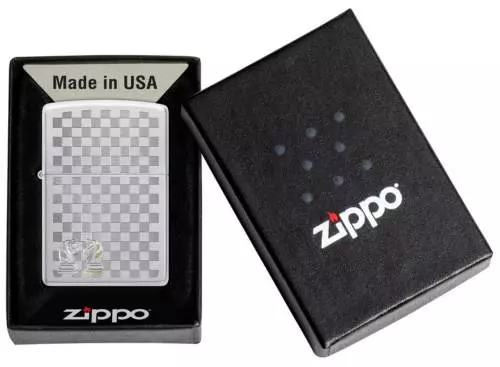 Produktbild: Zippo Chess Chrom satin FeuerzeugVerpackung