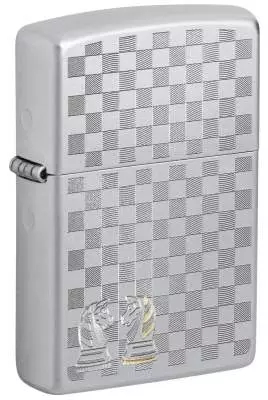 Produktbild: Zippo Chess Chrom satin Feuerzeug 60007565