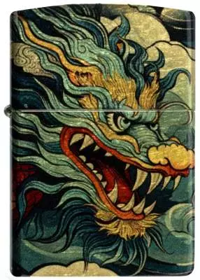 Produktbild: Zippo Colourful Dragon fliegender Drache Feuerzeug vorne