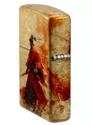 Produktbild: Zippo Drache und Samurai Fusion Feuerzeug seitlich