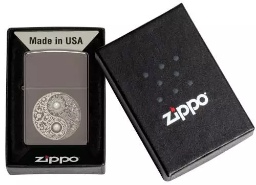 Produktbild: Zippo Noble Yin-Yang Black Ice Verpackung