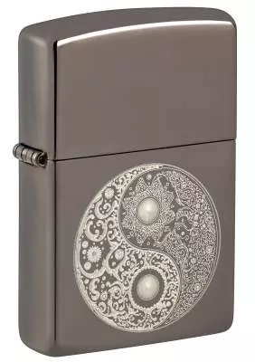 Produktbild: Zippo Noble Yin-Yang Black Ice Feuerzeug 60007701