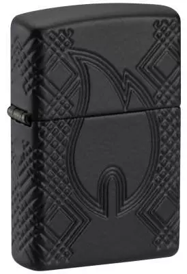 Produktbild: Zippo Flame Armor Case schwarz matt Feuerzeug