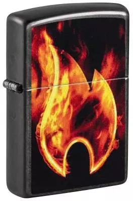 Produktbild: Zippo Flame Grey Feuerzeug 60007511