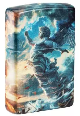 Produktbild: Zippo Greek Myths rundherum bedruckt Feuerzeug hinten