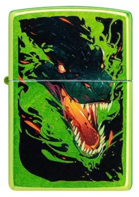Produktbild: Zippo Lurid Green Dragon Feuerzeug vorne