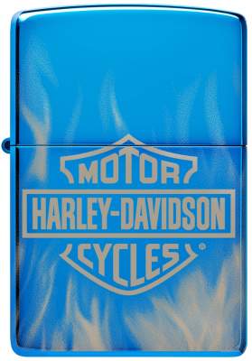 Produktbild: Zippo Harley Davidson high polished blue Feuerzeug