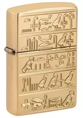 Produktbild: Zippo Hieroglyphen Armor mit Gravur Messing 60007668