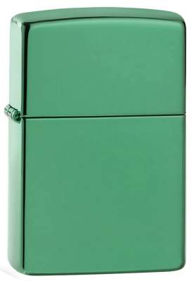 Produktbild: Zippo High Polish Green Basismodell Chameleon grün Feuerzeug