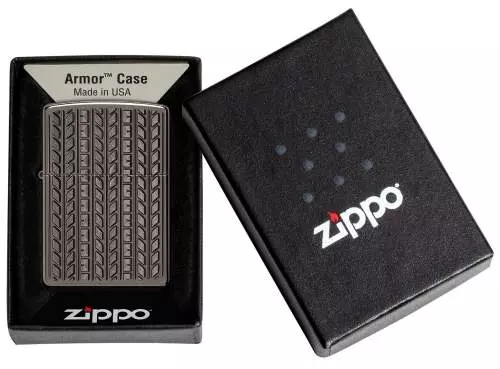 Produktbild: Zippo Geometric Muster Armor Case Black Ice Geschenkbox