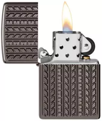 Produktbild: Zippo Geometric Muster Armor Case Black Ice offen