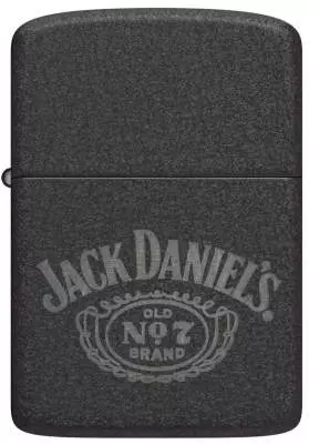 Produktbild: Zippo Jack Daniels No. 7 Black Crackle 1941 Replica Feuerzeug vorne