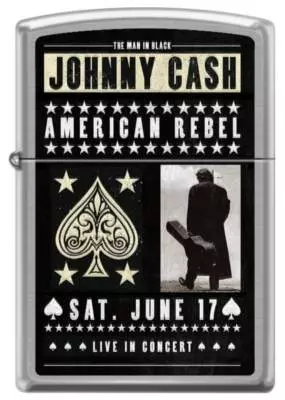 Produktbild: Zippo Johnny Cash American Rebel Feuerzeug 60007611
