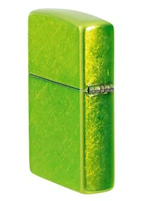 Produktbild: Zippo Lurid Basismodell mit Logo Feuerzeug hinten seitlich