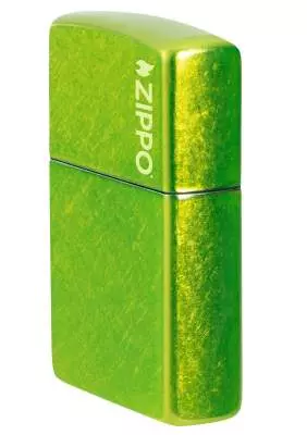 Produktbild: Zippo Lurid Basismodell mit Logo Feuerzeug seitlich