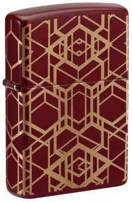 Produktbild: Zippo Merlot Laserlinien Grid PatternFeuerzeug 60007510