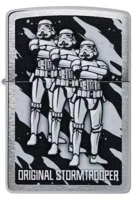 Produktbild: Zippo Original Stormtrooper Squad Chrom gebürstet Feuerzeug vorne