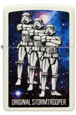 Produktbild: Zippo Original Stormtrooper Squad weiss Glow in the Dark Feuerzeug vorne