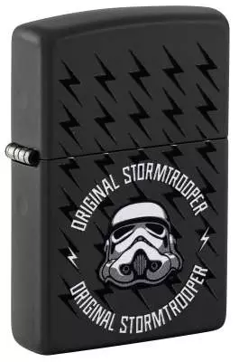 Produktbild: Zippo Original Stormtrooper Helm und Blitze schwarz matt 60007765