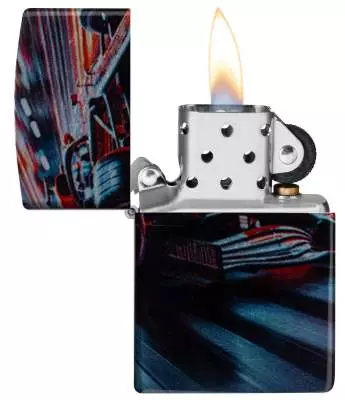 Produktbild: Zippo Rennwagen Color Racing Car Feuerzeug Flamme