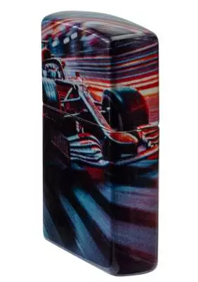 Produktbild: Zippo Rennwagen Color Racing Car Feuerzeug vorne seitlich