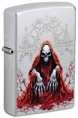 Produktbild: Zippo Reaper Skull Skelett Sensenmann Feuerzeug