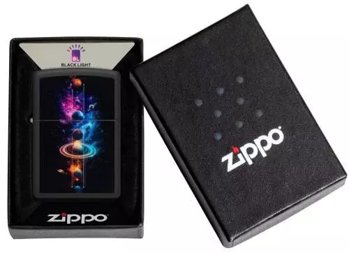 Produktbild: Zippo Solar System Schwarzlicht Kosmos Verpackung