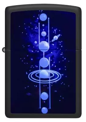 Produktbild: Zippo Solar System Schwarzlicht Kosmos hinten