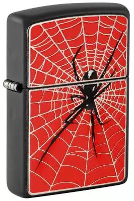 Produktbild: Zippo Spider Web Red schwarz Spinne Emblem rot 2008088